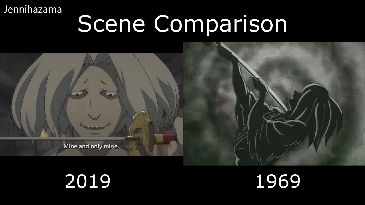 Hyakkimaru VS Nihiru | Dororo 1969 vs 2019 | Dororo Comparison | どろろ シーン 比較