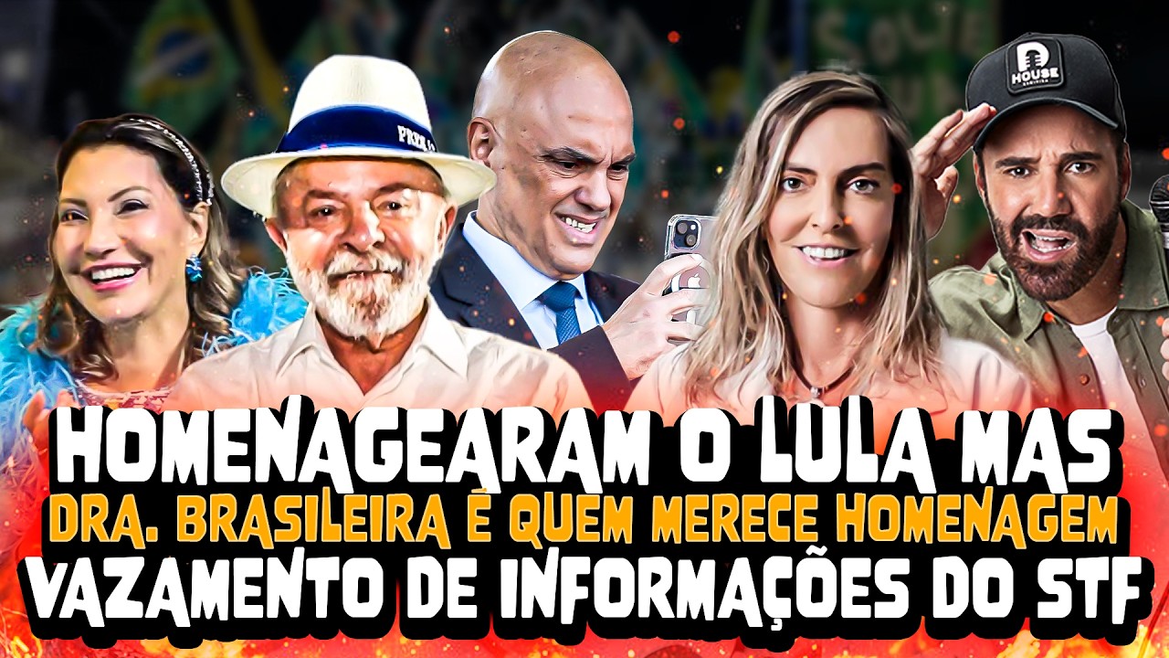 ESCOLA DE SAMBA HOMENAGEIA LULA | A DRA. BRASILEIRA | VAZAMENTO NO STF - SATND UP DIOGO PORTUGAL