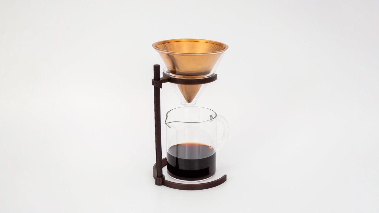 Coffee stand made of coffee filament (free 3D model)