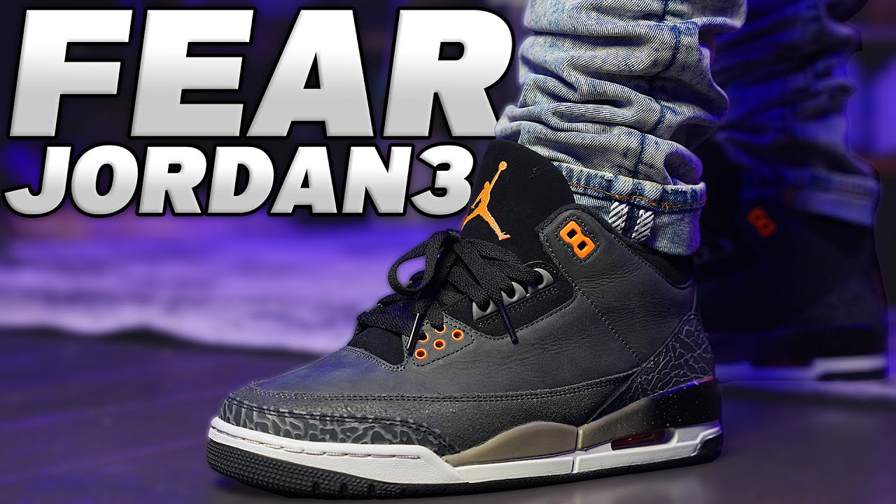 2023 Air Jordan 3 Fear Review and On Foot