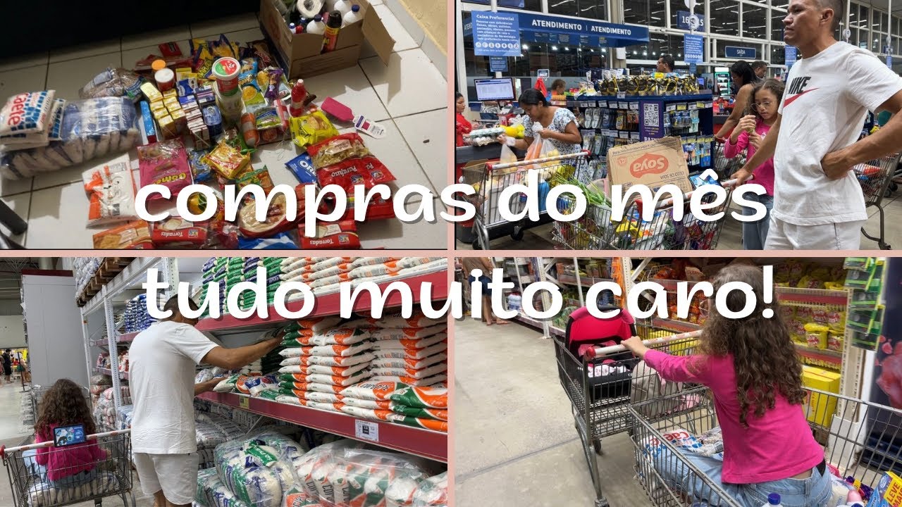 Compras do mês assai atacadista!