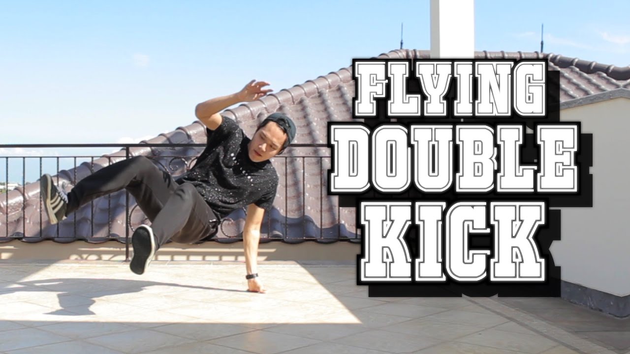 BREAKDANCE TUTORIAL I FLYING DOUBLE LEG KICK I