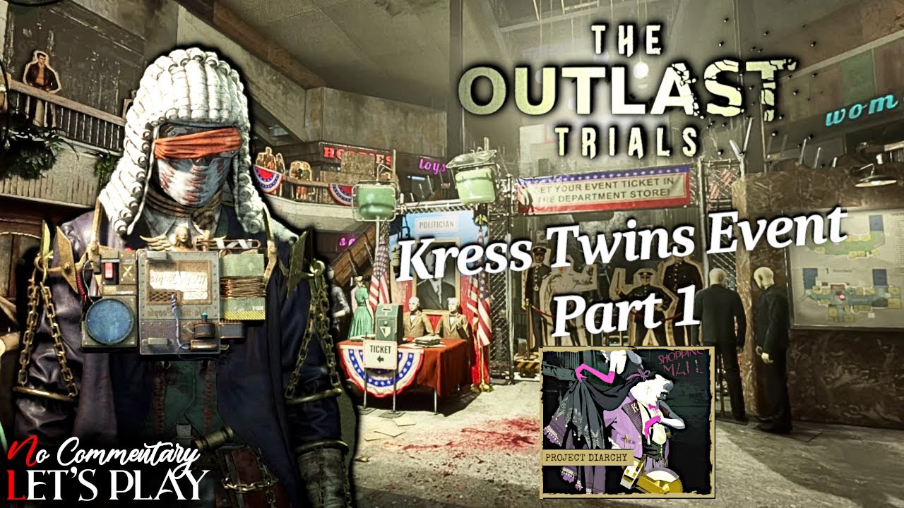 THE OUTLAST TRIALS - Full Kress Twins Event - Part 1 - Intensive - Solo |1440p/60fps| #nocommentary