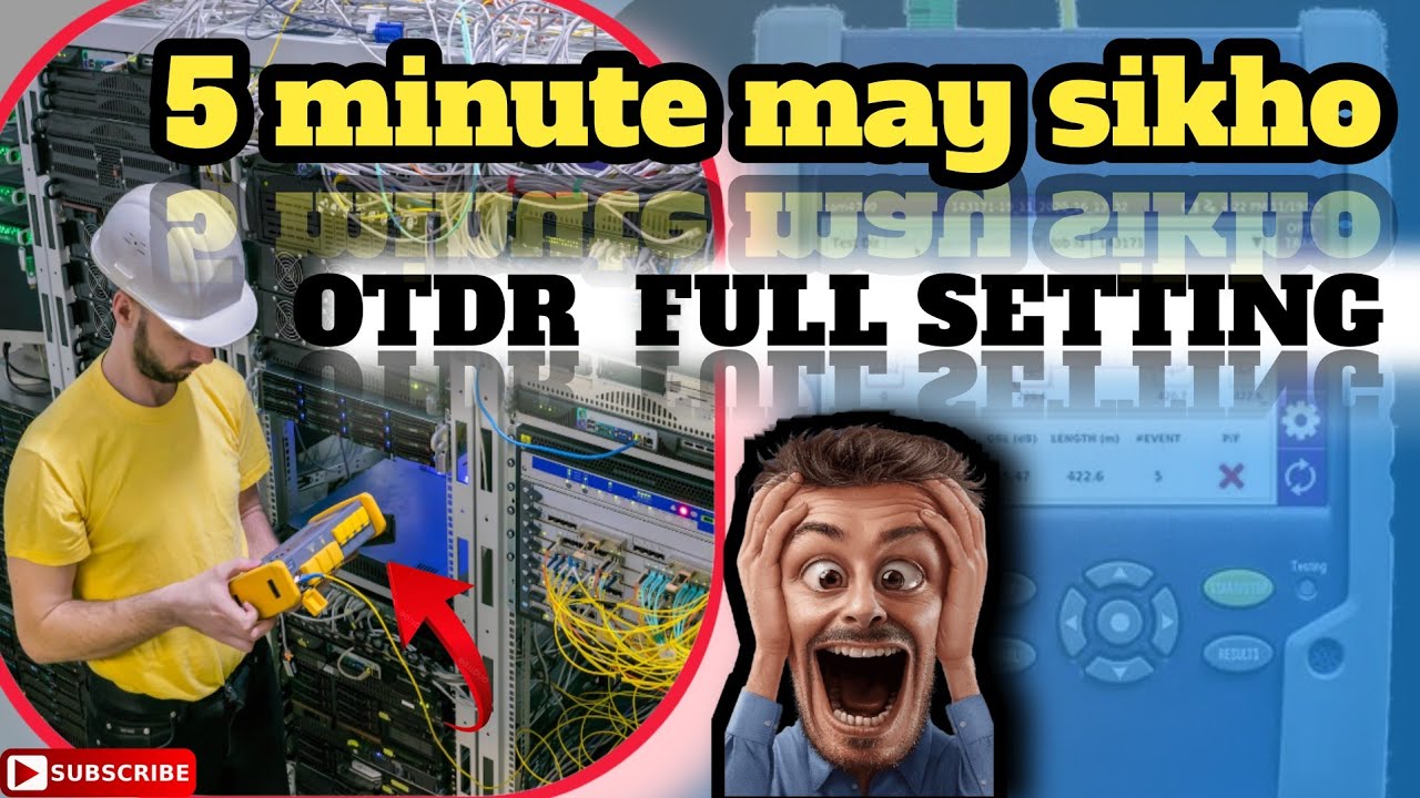 How To Trace Jdsu & Viavi Otdr   &  full setting