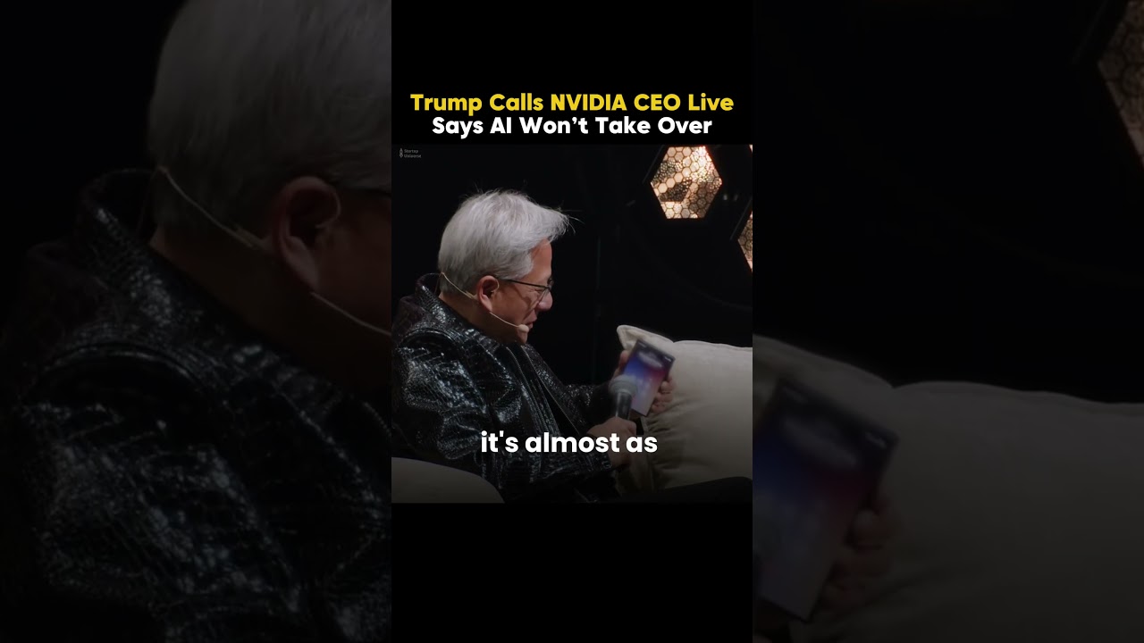 TRUMP VS AI FEARS⚡🤖 #donaldtrump #nvidia #ai
