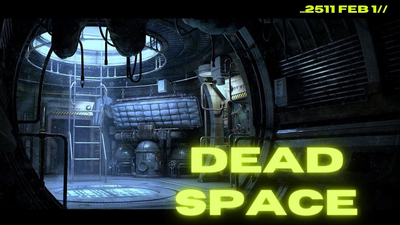 The Sprawl Space Station | DEAD SPACE SCI-FI ambience | SPACE SOUNDS to relax | Drone White Noise