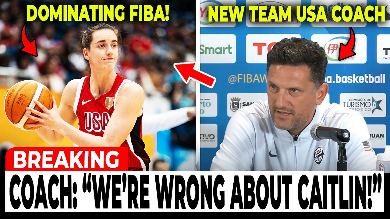 Caitlin Clark FORCES TEAM USA COACH TO EAT WORDS on LIVE TV After AMAZING FIBA Game!
