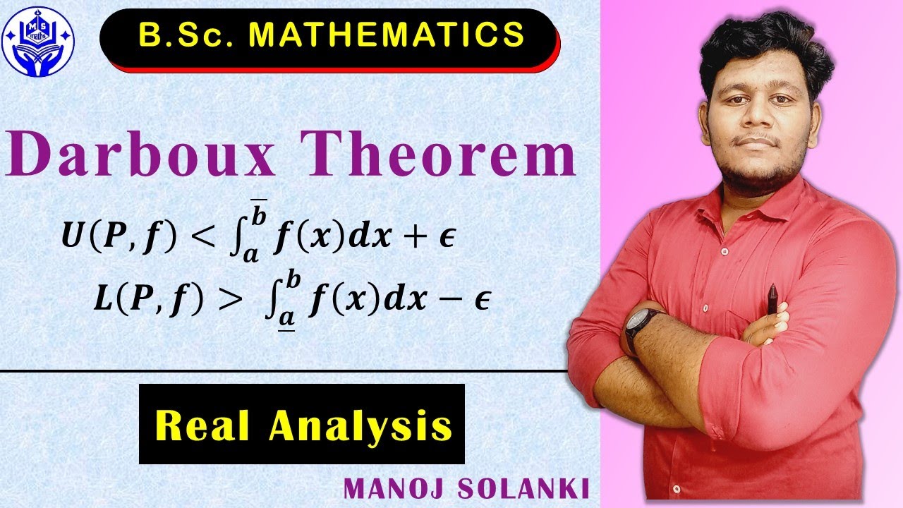 Darboux Theorem | Riemann Integration || #msmaths #bscmaths