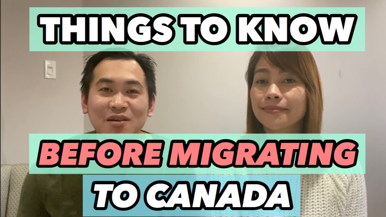 WHAT FILIFINO'S SHOULD KNOW BEFORE MIGRATING TO CANADA | Buhay Canada