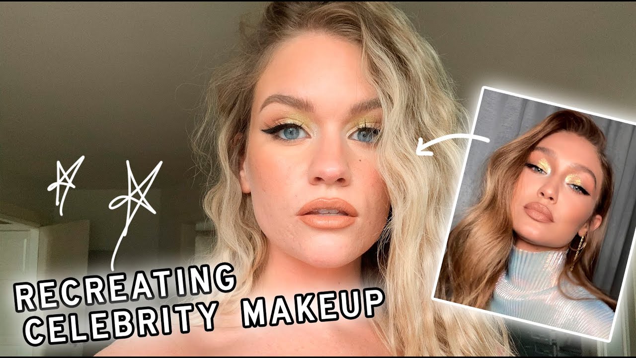 RECREATING CELEBRITY MAKEUP | Samantha Ravndahl