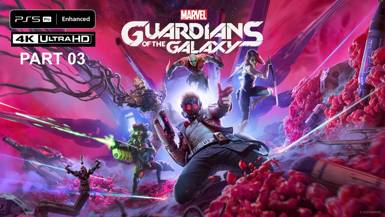 Marvel’s Guardians of Galaxy (2021) PS5 Pro - Part 3 | 4K 60FPS Ray Tracing | No Commentary