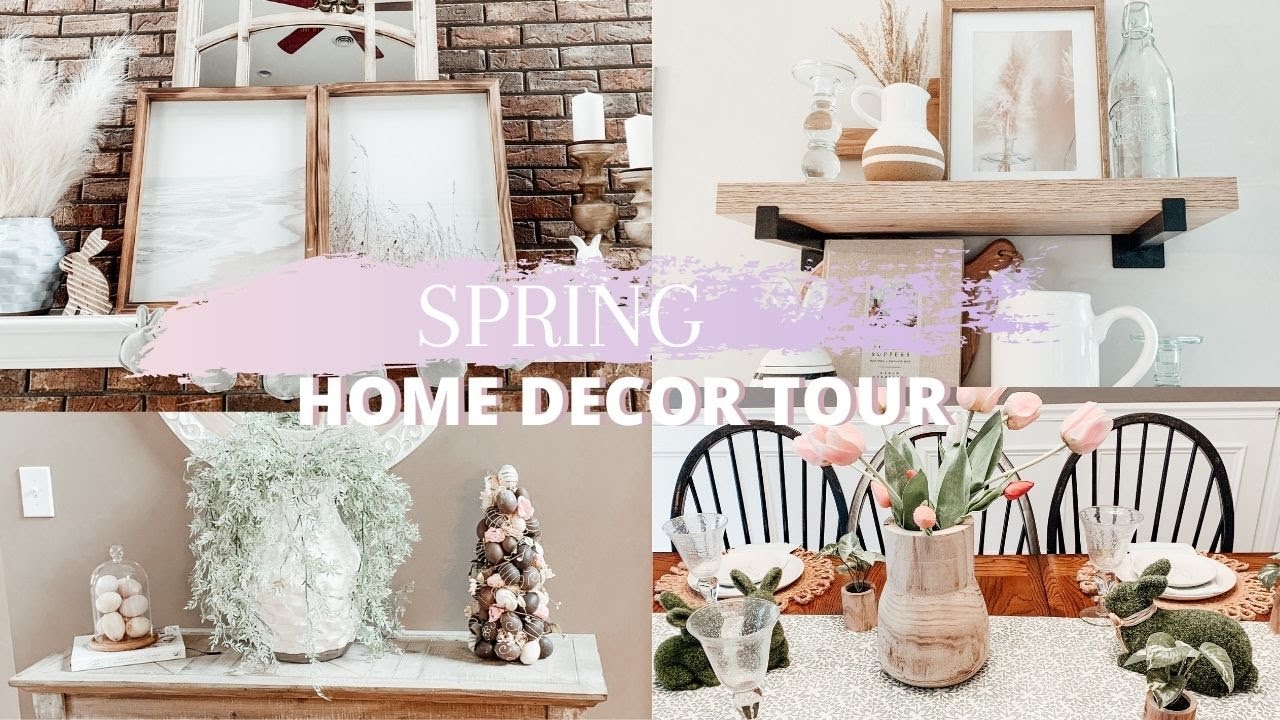 SPRING 2021 HOME DECOR TOUR |  Simple Spring and Easter Decorating Ideas 🌸🐇