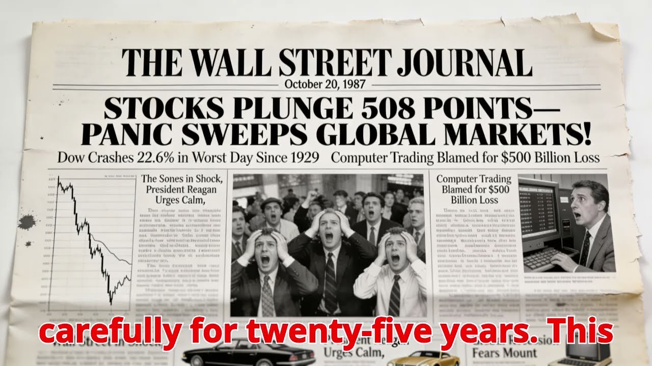 1987 год: Обвал фондового рынка в «Черный понедельник» — компьютеры стали причиной катастрофы на ...
