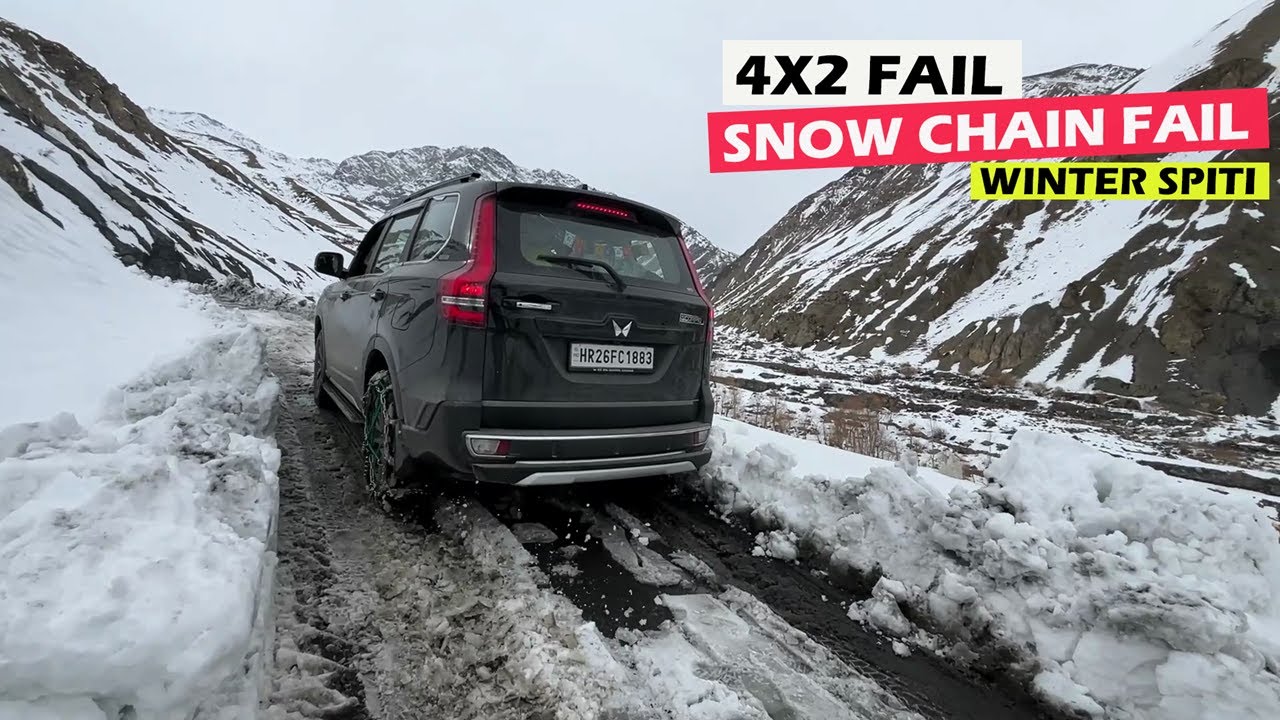 Scorpio 4X2 Ko Lene ka Koi Fyda Nahi !! Winter Spiti Ep-03
