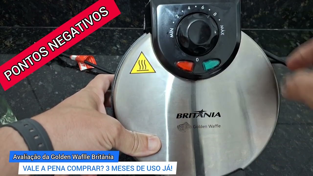 Golden Waffle Britânia é bom? Vale a pena? #britânia #waffle #review