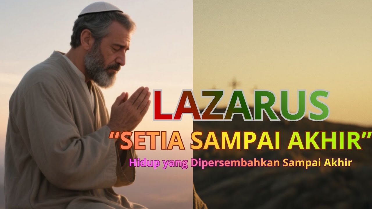 🎬PART3: LAZARUS-HIDUP YANG DIPERSEMBAHKAN SAMPAI AKHIR-  Kesetiaan Setelah Kebangkitan@RonnyEston