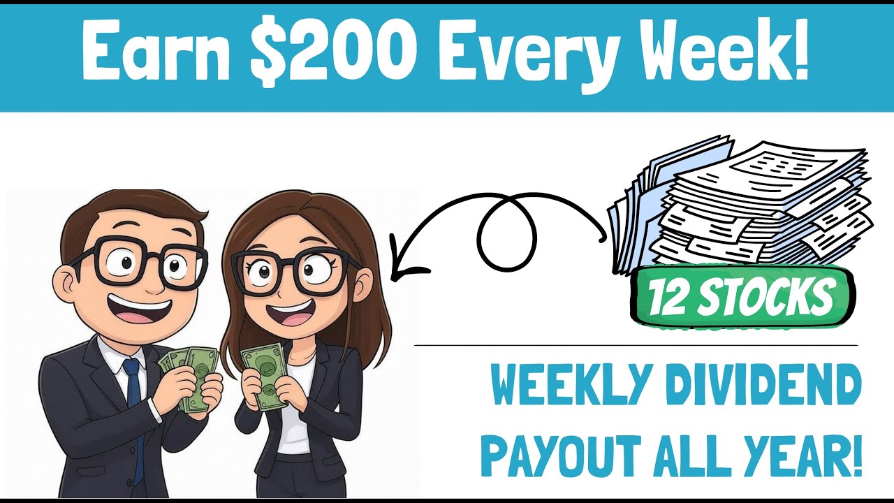 12 дивидендных акций, которые ВЫПЛАЧИВАЮТСЯ каждую неделю!