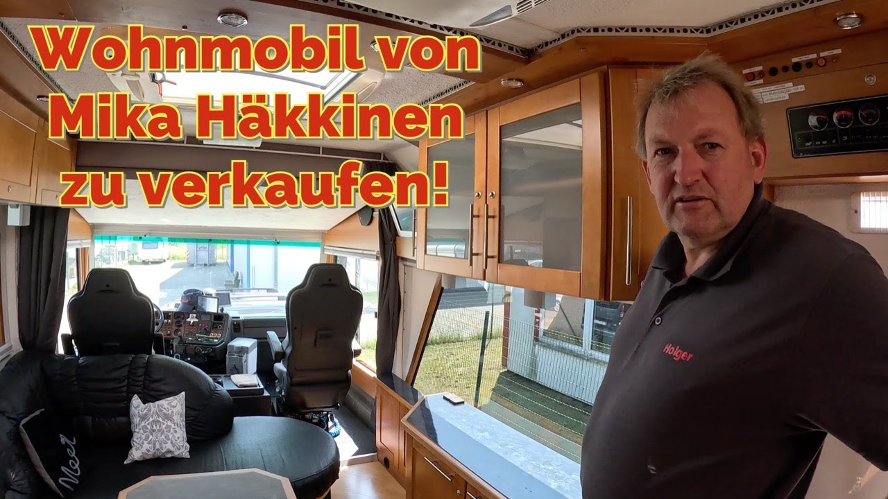 99.000 € Wohnmobil von Mika Häkkinen bei GNS Bockhorn zu verkaufen! Holger erklärt