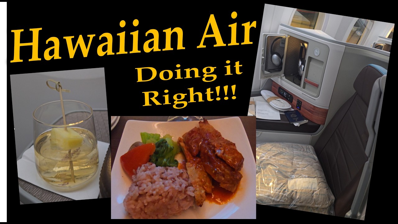 A GREAT BUSINESS CLASS EXPERIENCE: HAIWAIIAN AIR FROM SEOUL TO SEATTLE!