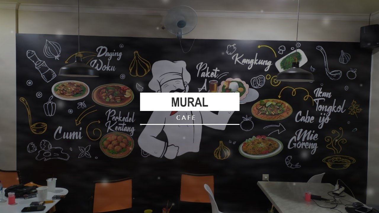 Ide Gambar Mural Cafe Paling Top