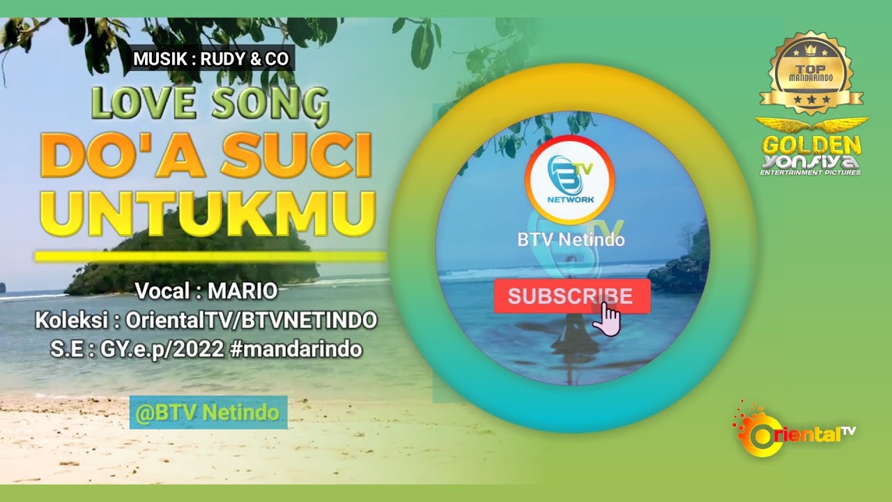 DO'A SUCI UNTUKMU | MARIO (Love Song Mandarindo)