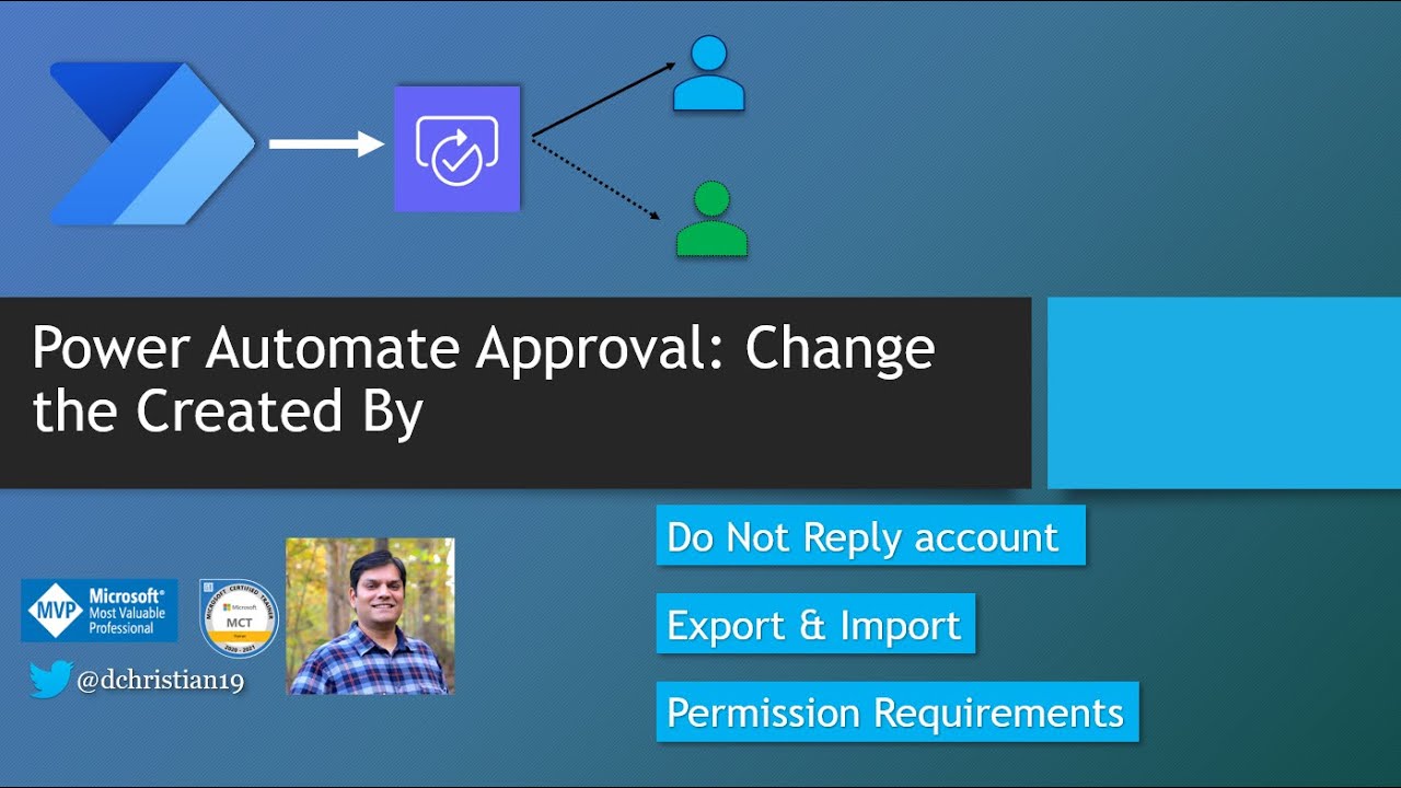 Power Automate Approval: Change the Created By