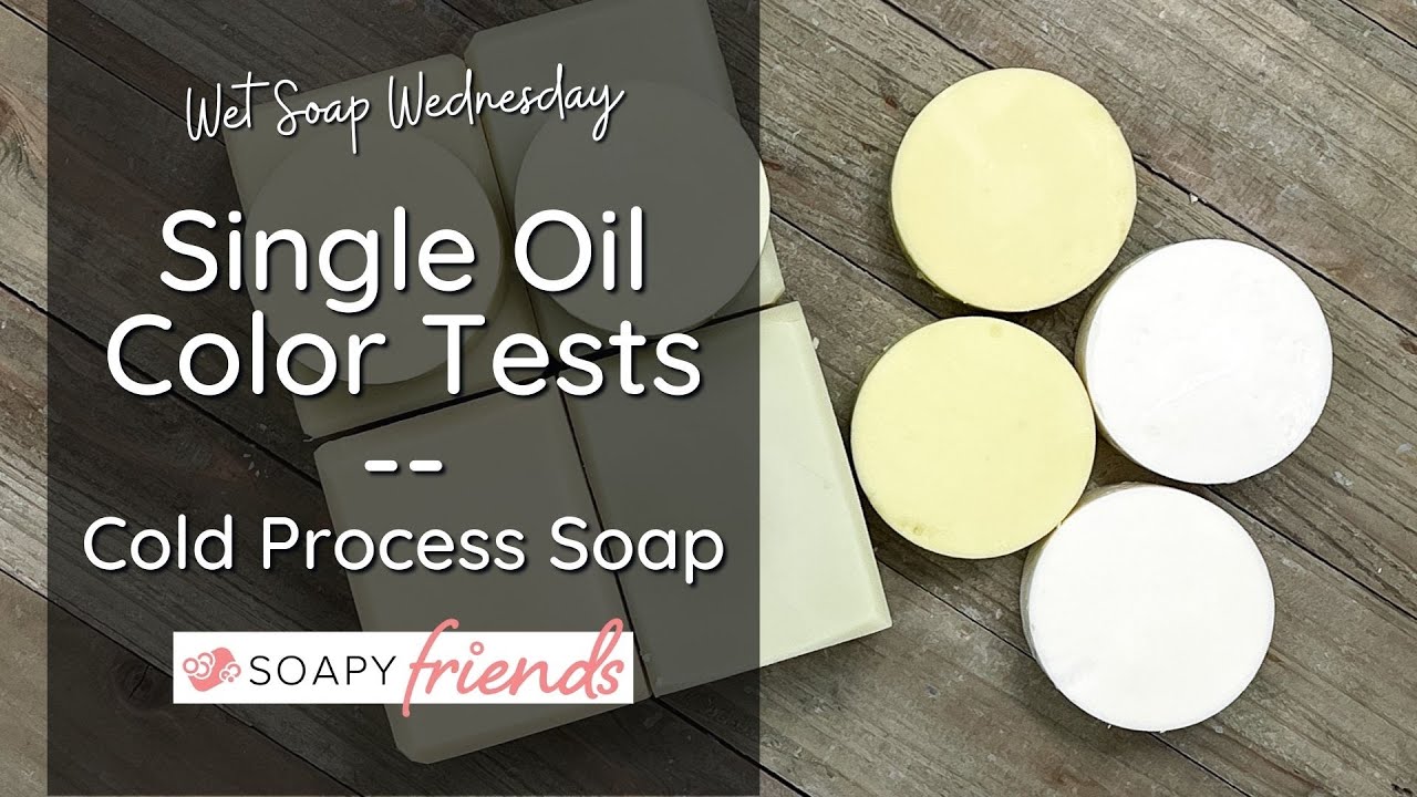 Natural soap color tests - base oils and formulation tips for creating a light colored soap base