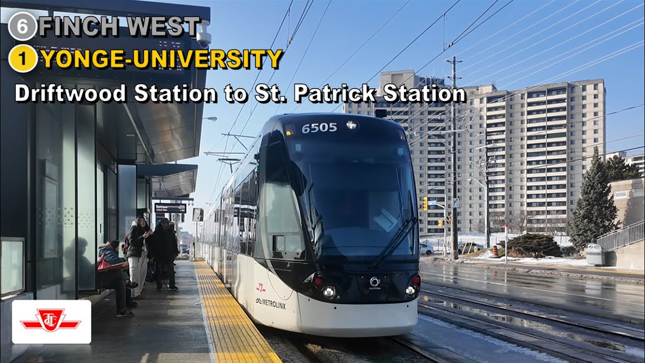 TTC POV Ride: Driftwood Station to St. Patrick Station Via Finch West Station
