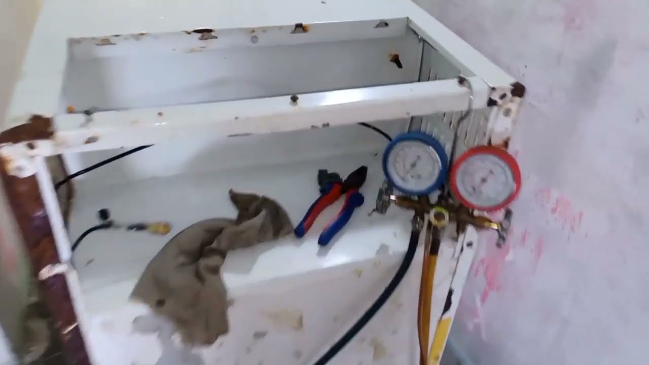Como detectar la tubería con fuga o pérdida en un congelador horizontal