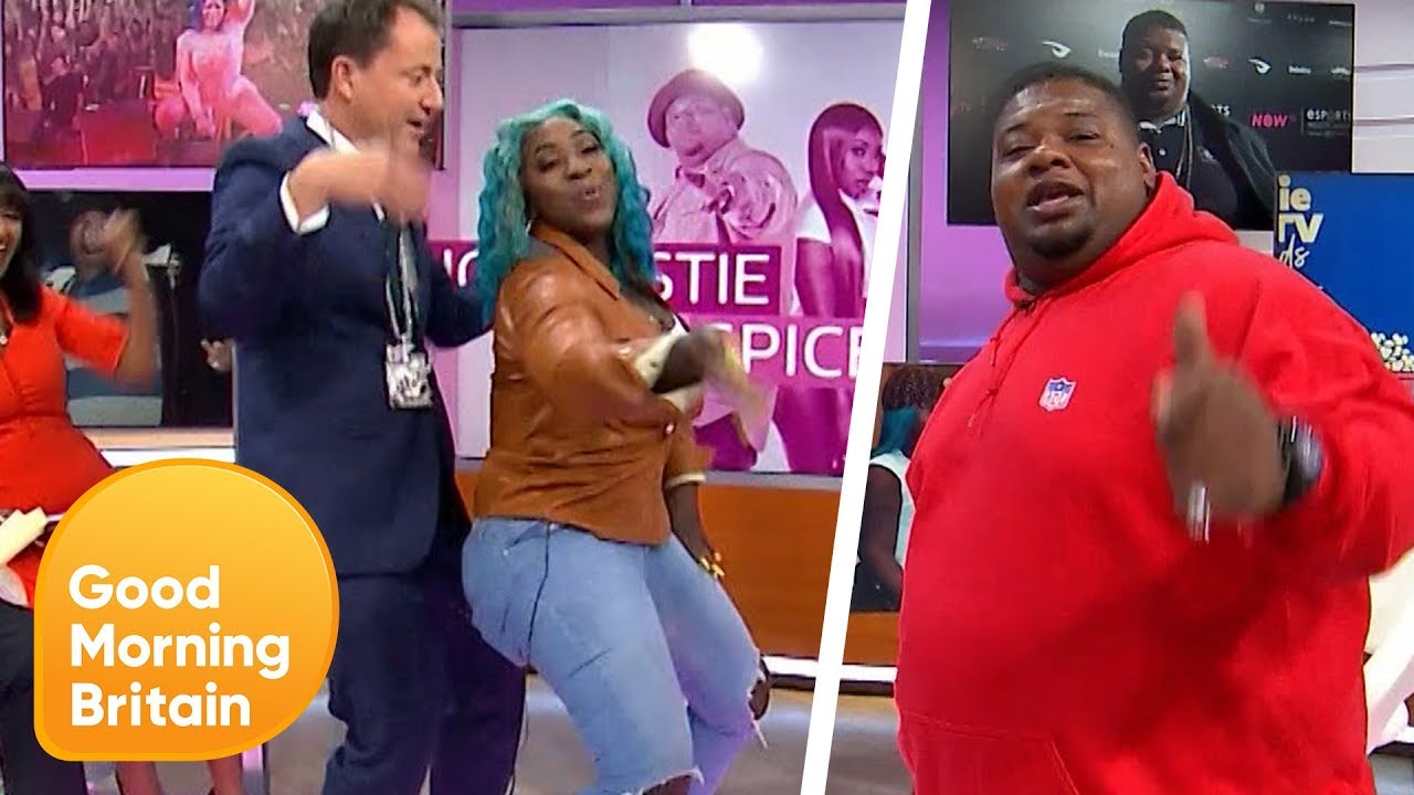 Big Narstie and Spice Get Richard Gaisford to Bump and Grind | Good Morning Britain