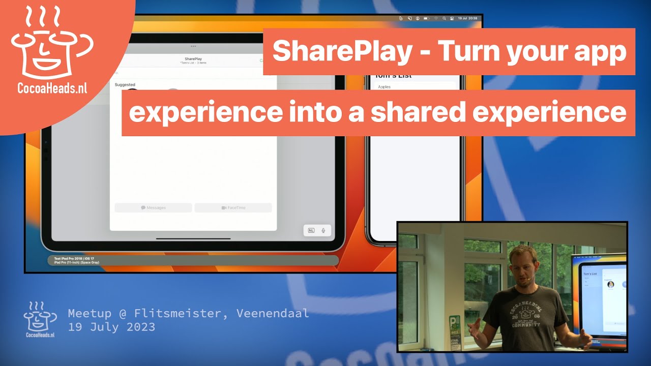 SharePlay - Turn your app experience into a shared experience, by Tom Lokhorst (English)