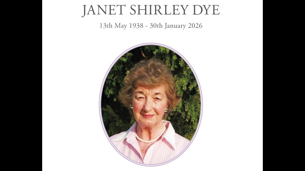 Funeral for Janet Dye - 5th March at Noon - Girton Parish Live