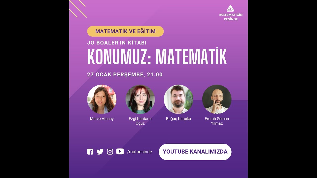 Matematik ve Eğitim #15 - Jo Boaler'in Kitabı 