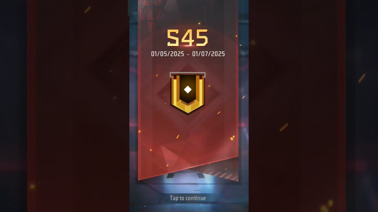 BR RANK DAWN NEW SEASON 43 💥 DAIMOND TO GOLD 🔥 #freefire #brranked #season43 #gaming #raistar #short