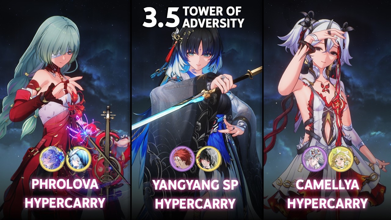 Havoc DPS - S0 Yangyang Xuanling / S0 Phrolova / S0 Camellya | ToA 3.5 | Wuthering Waves