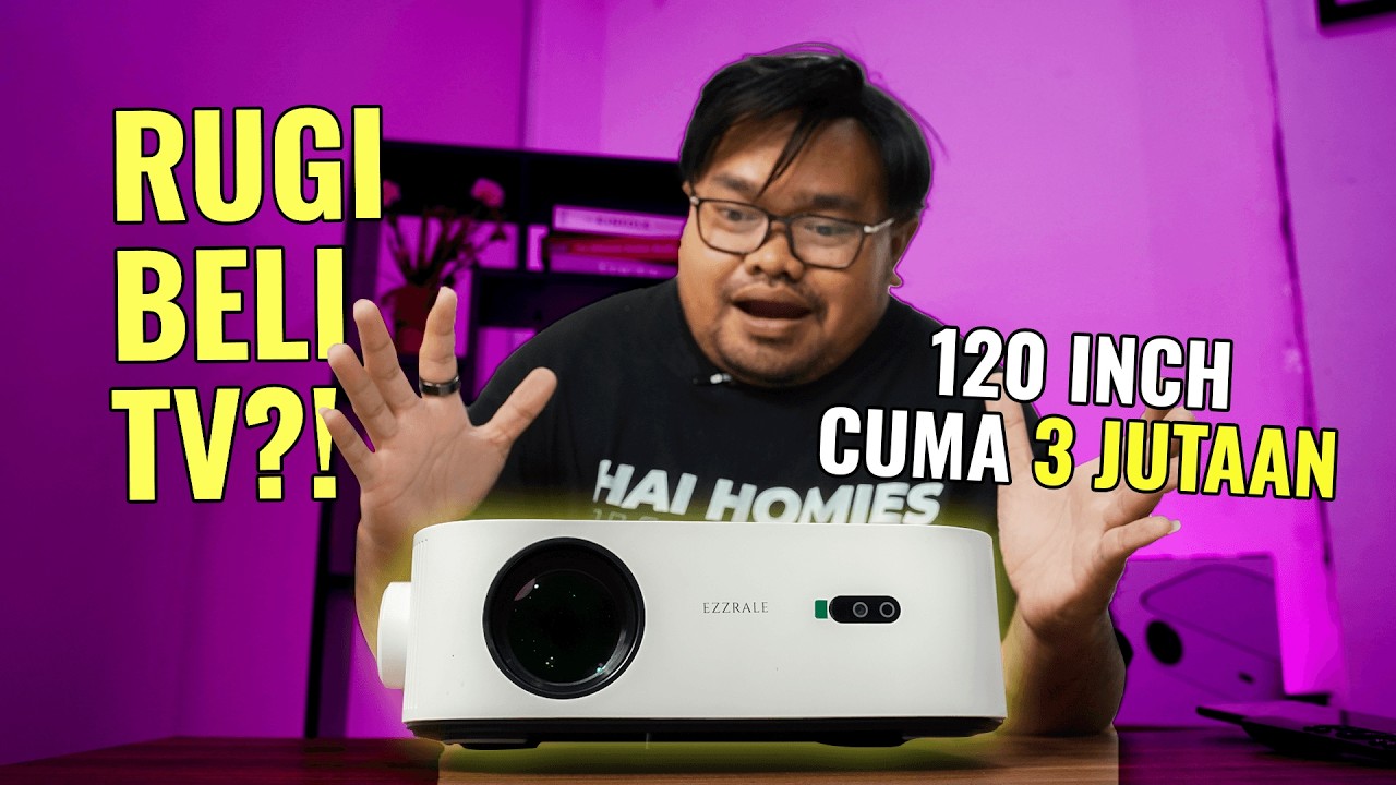 Smart Projector Android Murah 2026 | Ezzrale EZS1 bisa Upcaling 4K