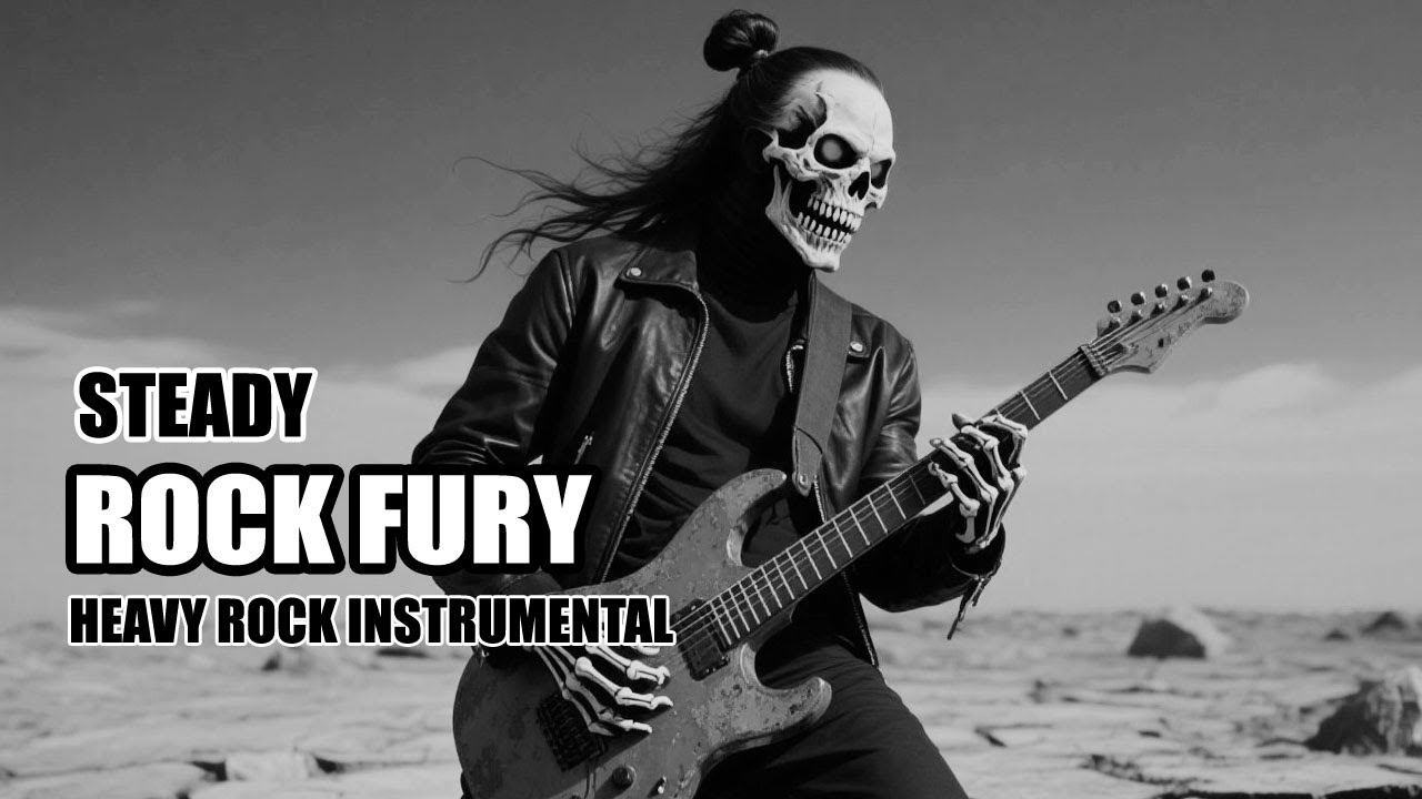 Steady Rock Fury – Crushing Riffs & Heavy Drums | Heavy Rock Instrumental
