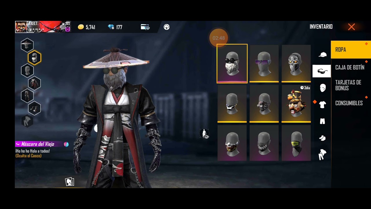 recargando para la barba de viejo // FREE FIRE //