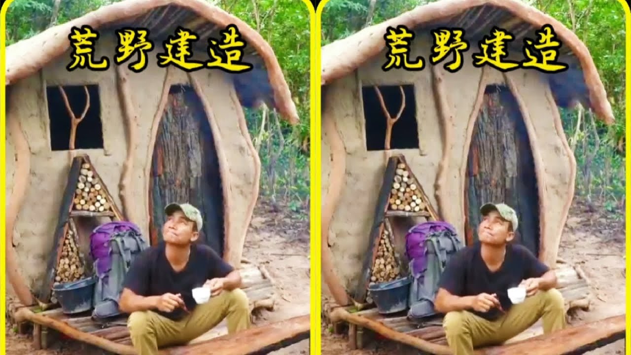 在荒野中僅靠手工就建了木屋！這對夫妻的木匠技能超強，能造出比別人家還漂亮的房子 
