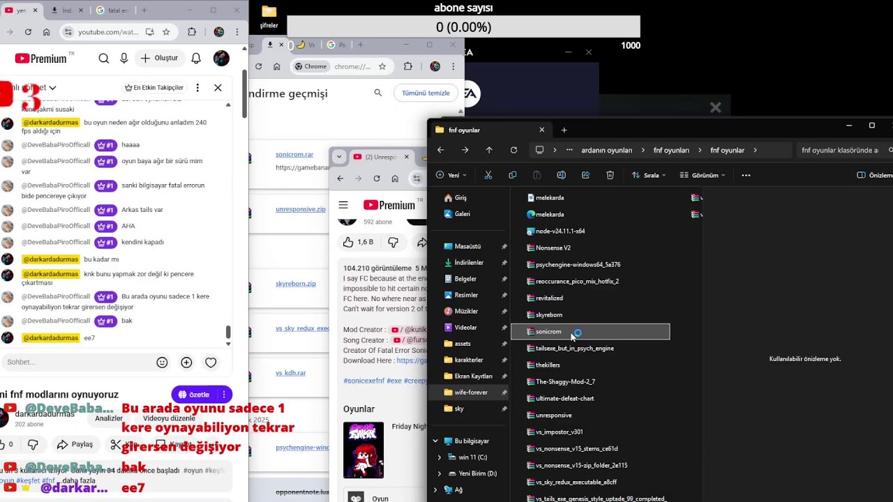 yeni fnf  modlarını oynuyoruz