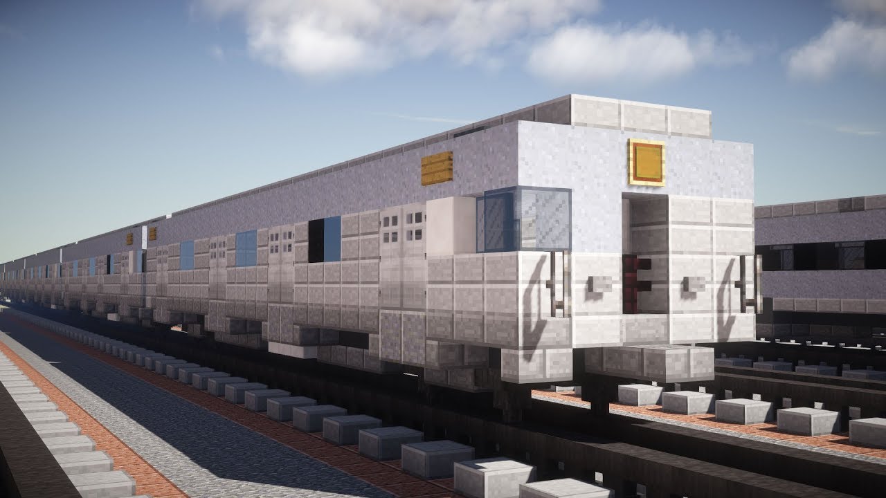 Minecraft NYC MTA R32 Subway Car Tutorial