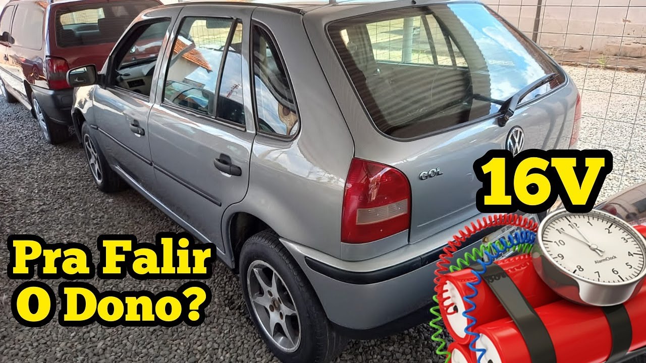 Gol 16V É Bom Passar Longe? Avaliação Gol G3 1.0 16v 2002