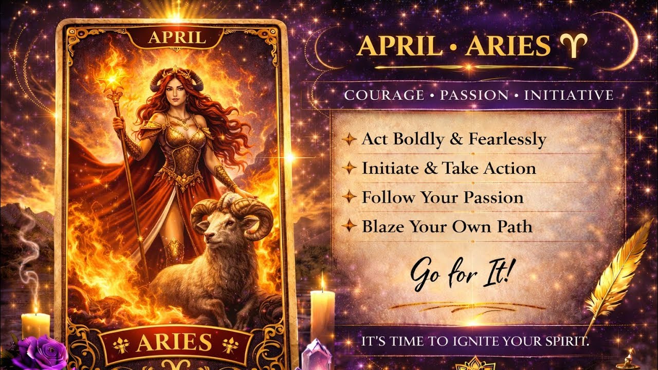 Aries March Monthly Tarot Reading. #aries #tarot 