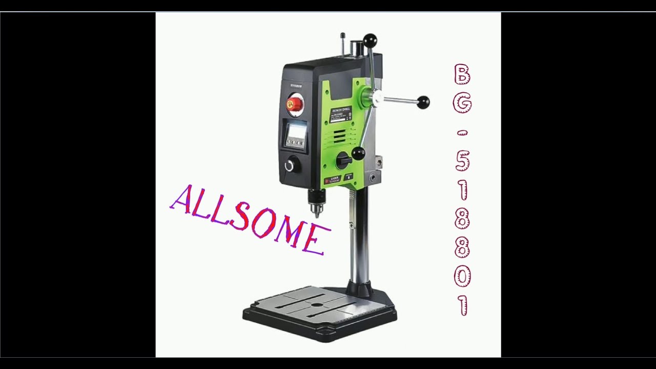 BG-518801. Небольшой обзор китайского сверлильного станка Allsome с Aliexpress.