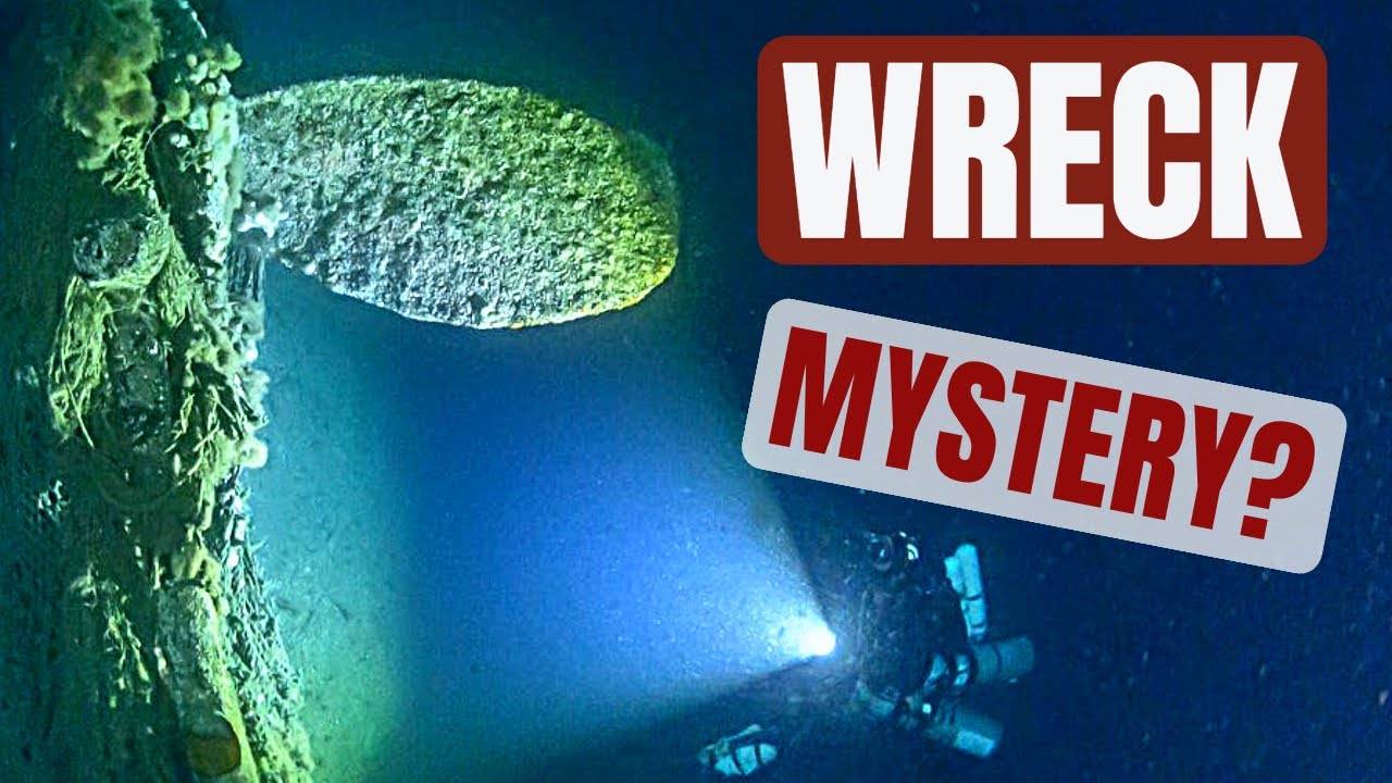 NOT Identified - HUGE Mystery Shipwreck in 90 Metres (290 feet)