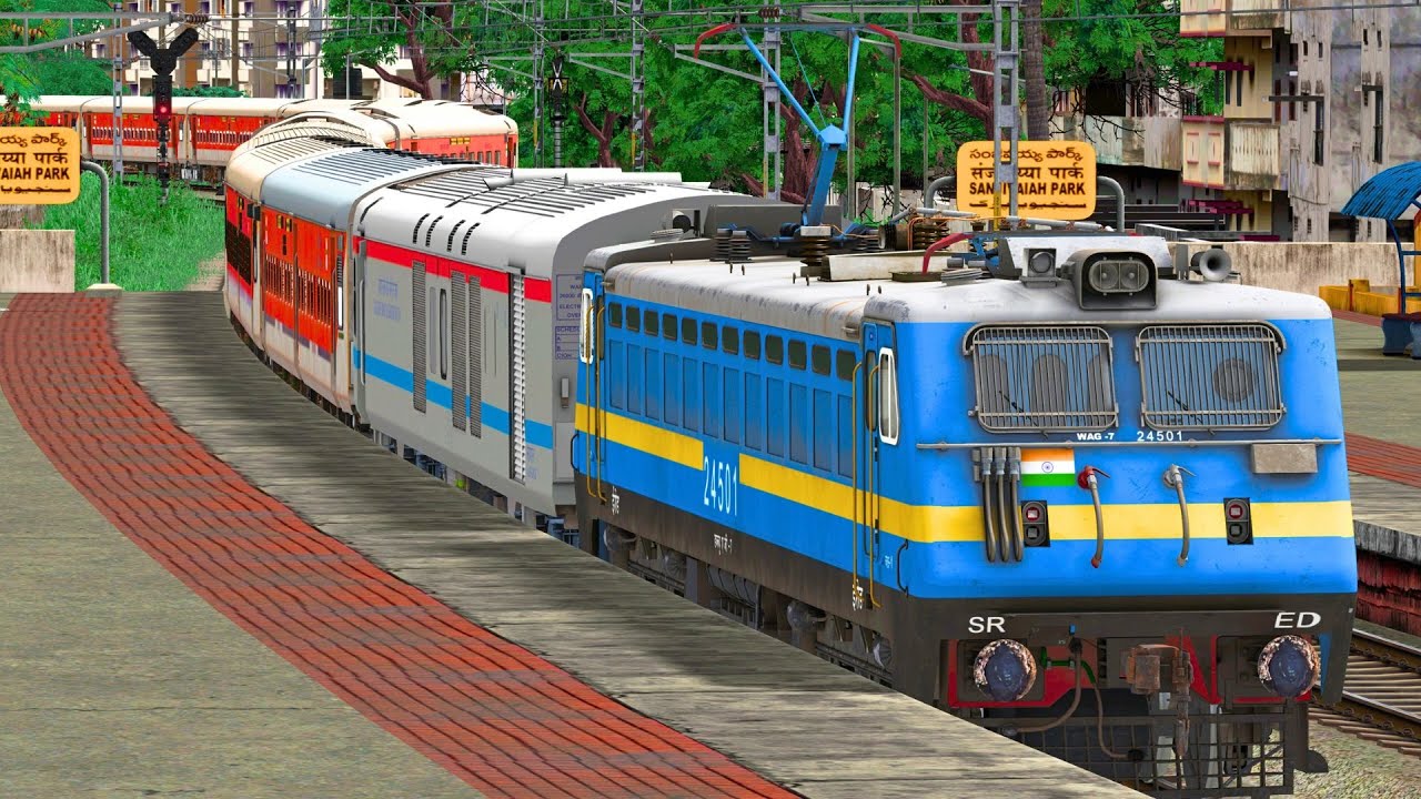 TRAINS CROSSING RUSH IN RAILWAY STATION | BUMPY RAILROAD | Train Simulator | Railwork | NTG GAMING