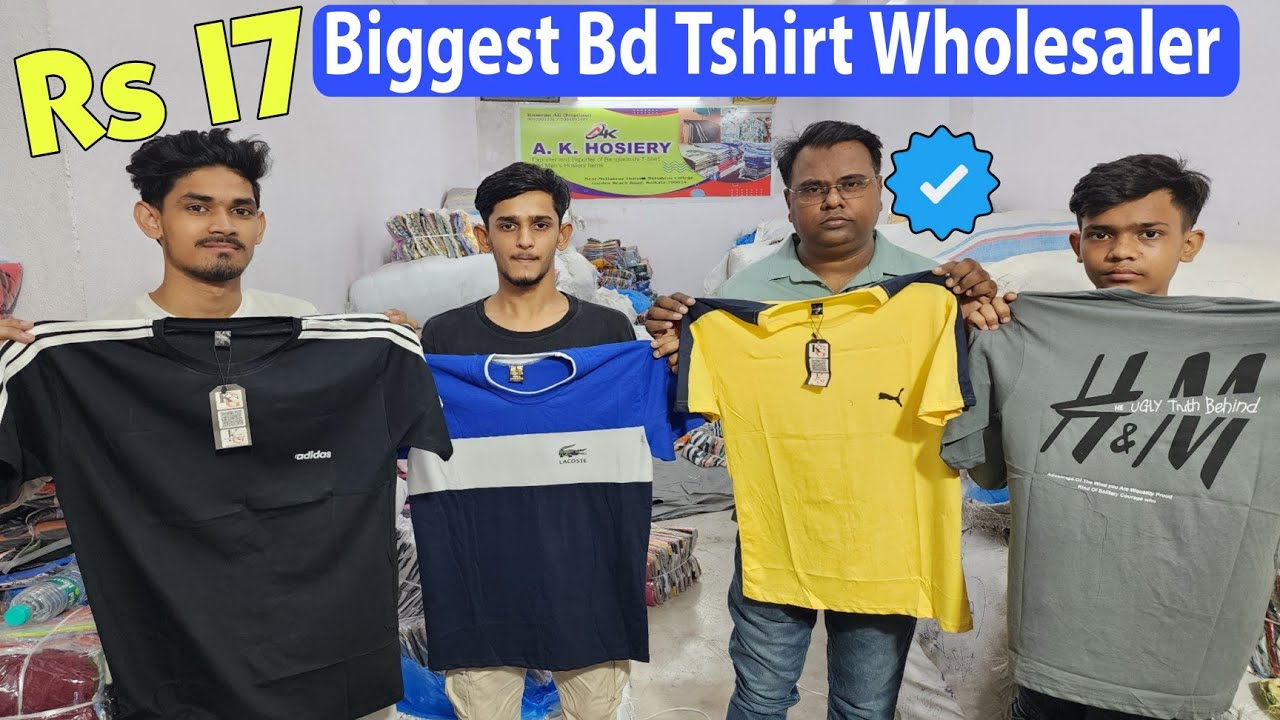 Biggest Bd Tshirt Wholesaler in Kolkata
