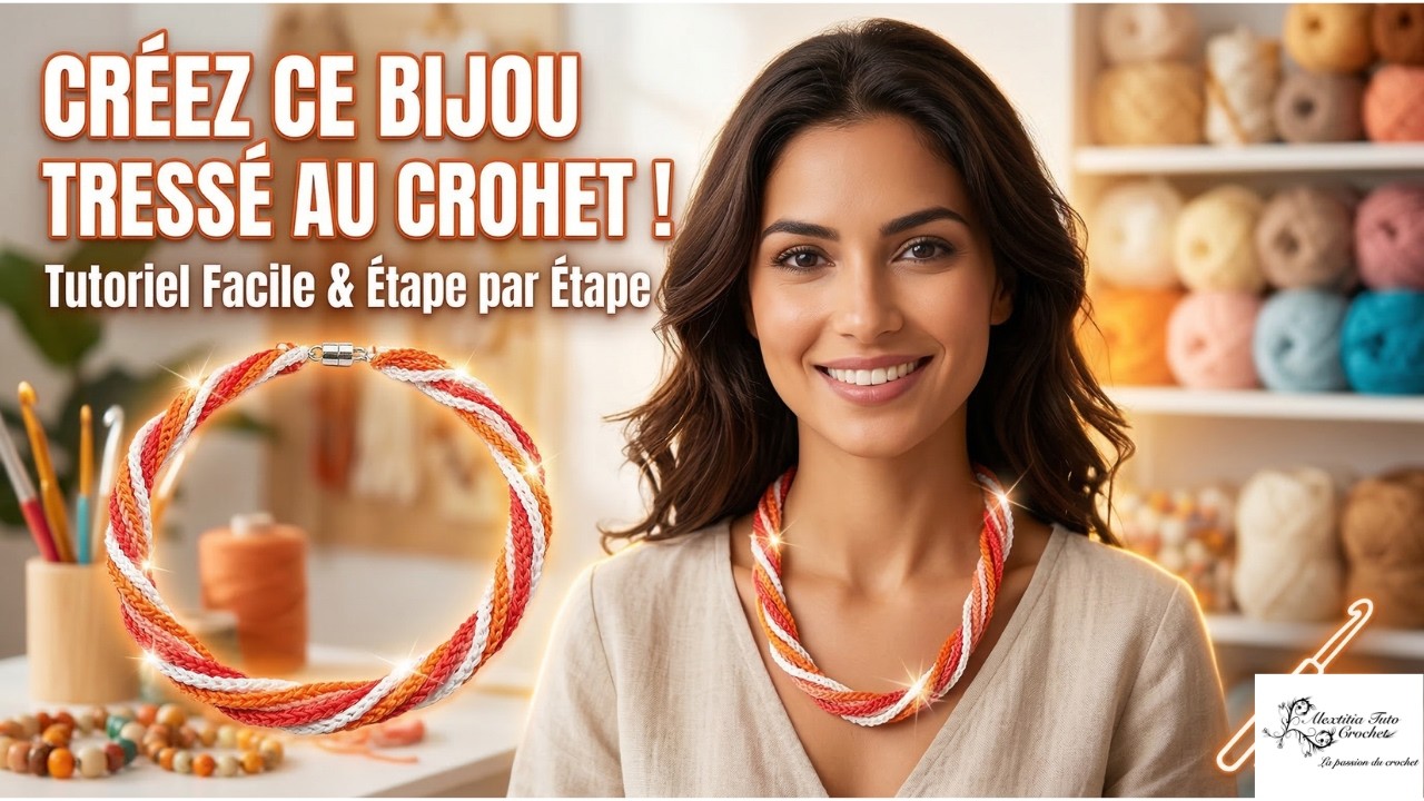 Tuto crochet  collier