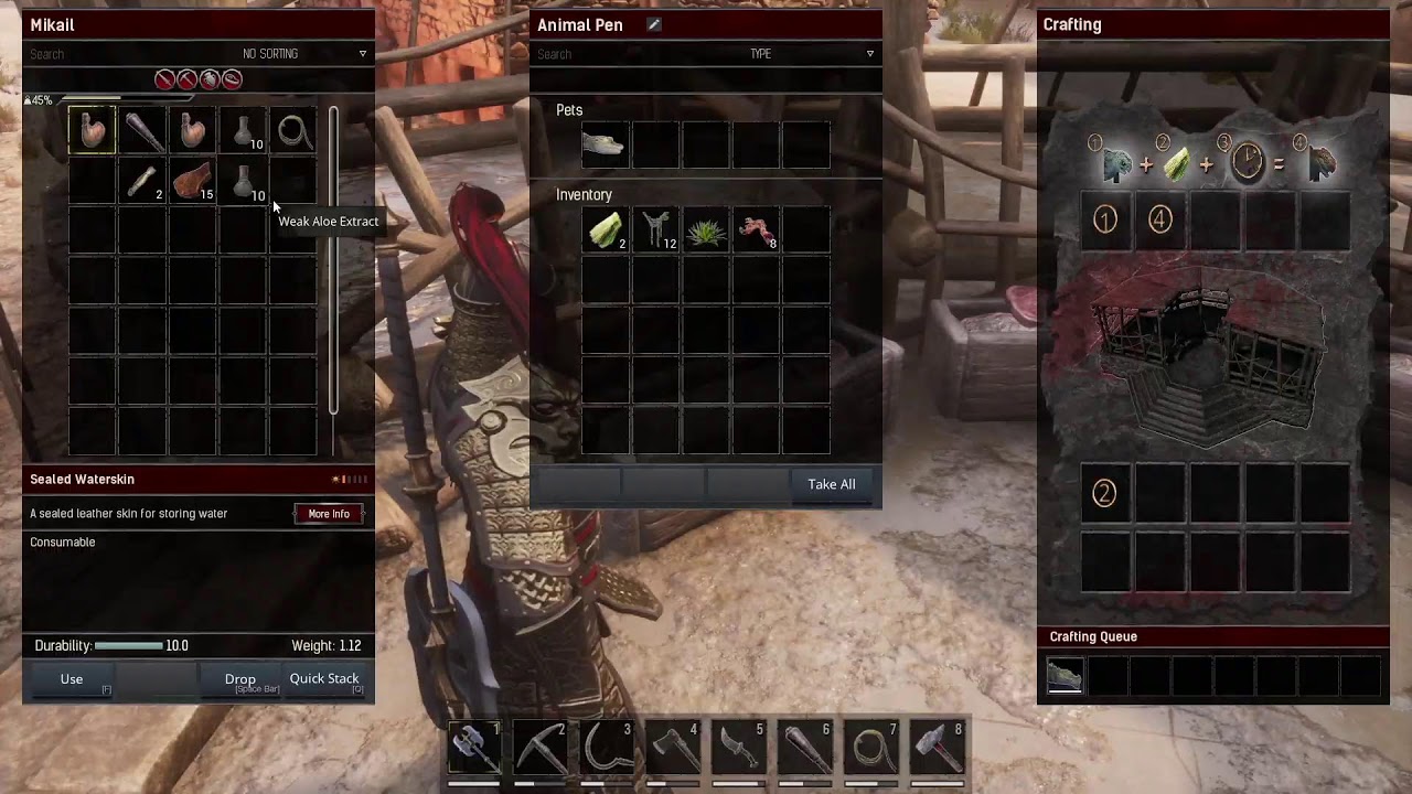 Conan Exiles hayyatta kalmaya çalışıyorum !