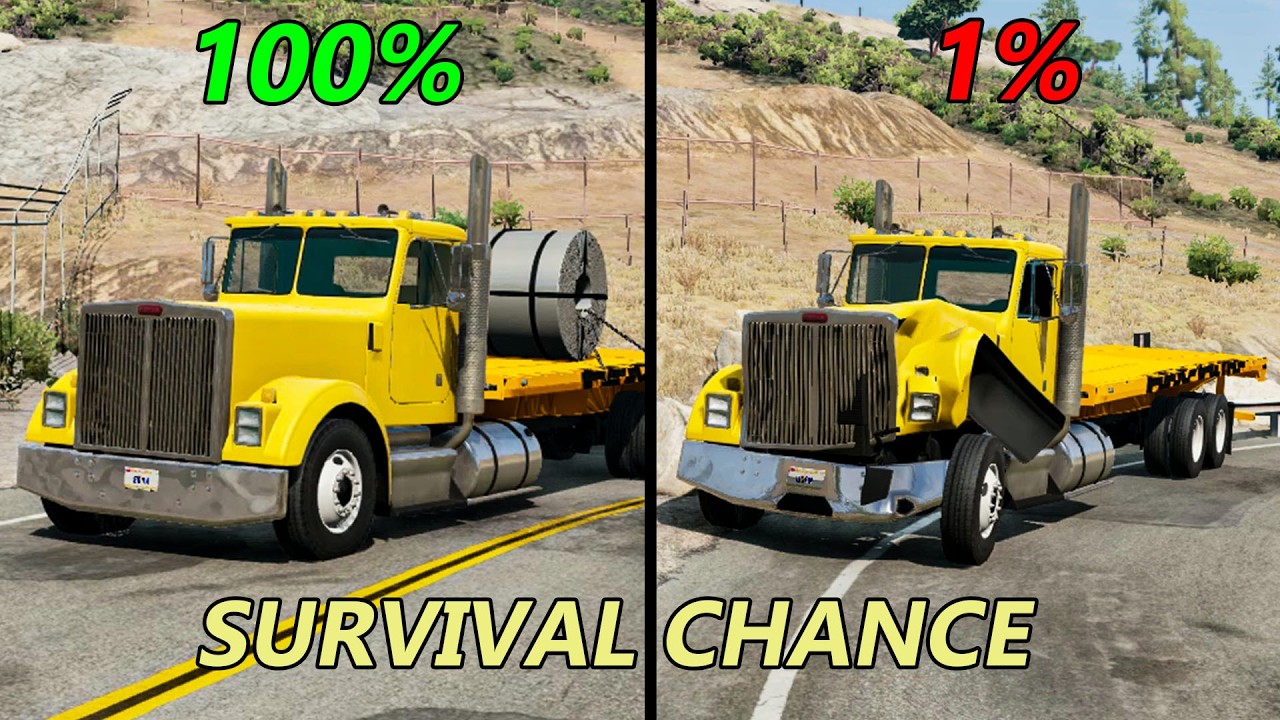 Realistic Survival Chance Crashes #80 | BeamNG.drive